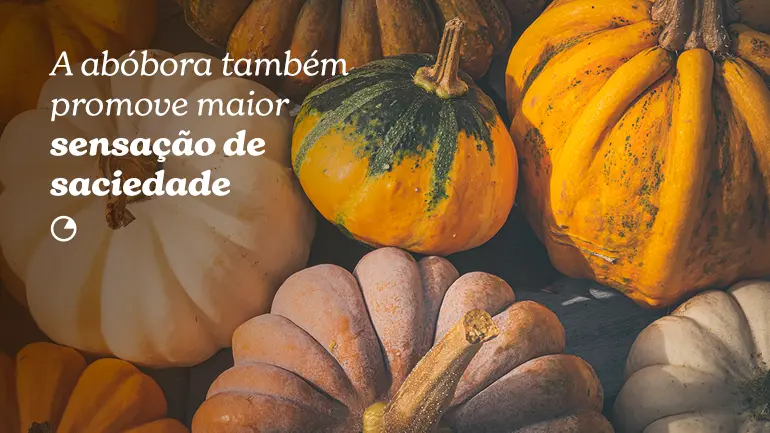 A abóbora promove maior sensação de saciedade