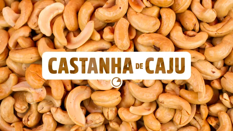 Castanha-de-Caju e seus benefícios para a saúde.