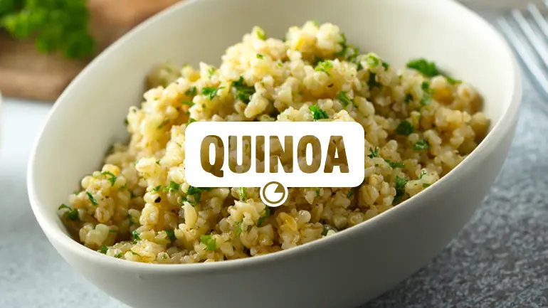 A quinoa ajuda a acelerar o metabolismo e reduzir o apetite.