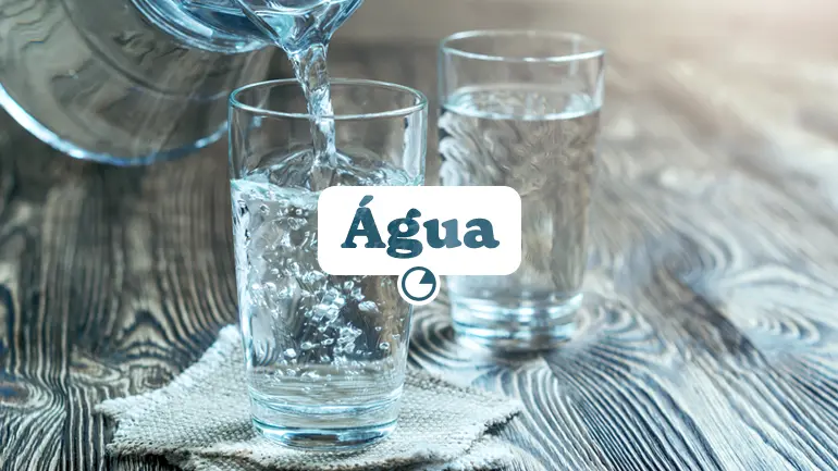 Água e seus benefícios para a saúde.