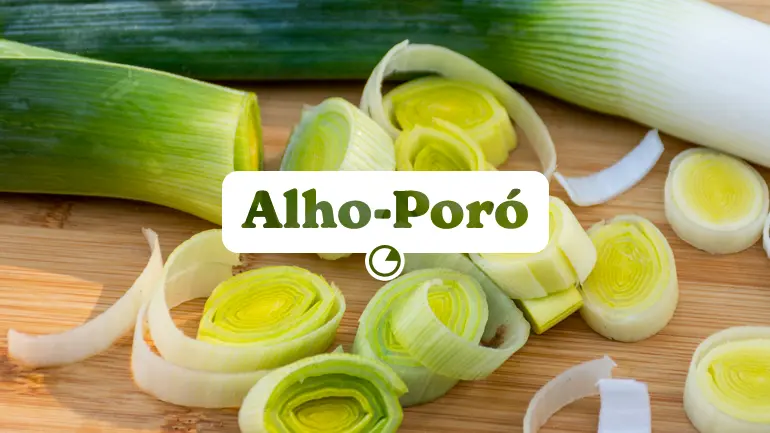 Alho-Poró e seus benefícios para a saúde.