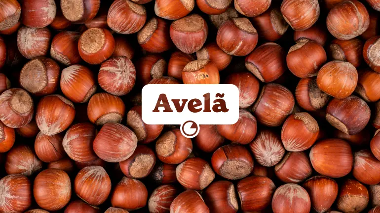 Avelã e seus benefícios para a saúde.