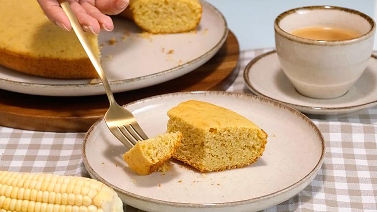 Bolo de Fubá Com Inhame Sem Glúten